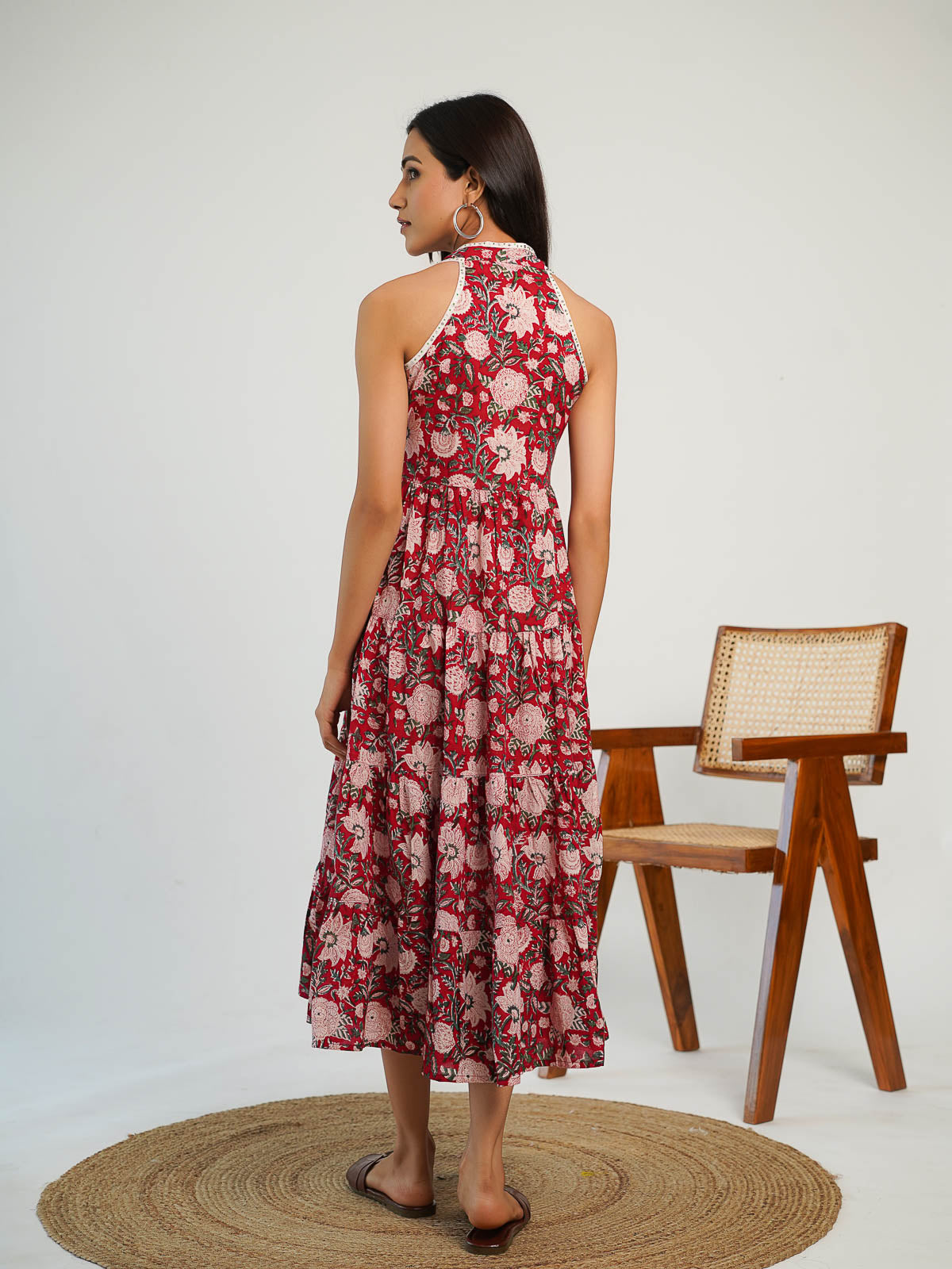 Gulabo Halter Dress red - Goodhand