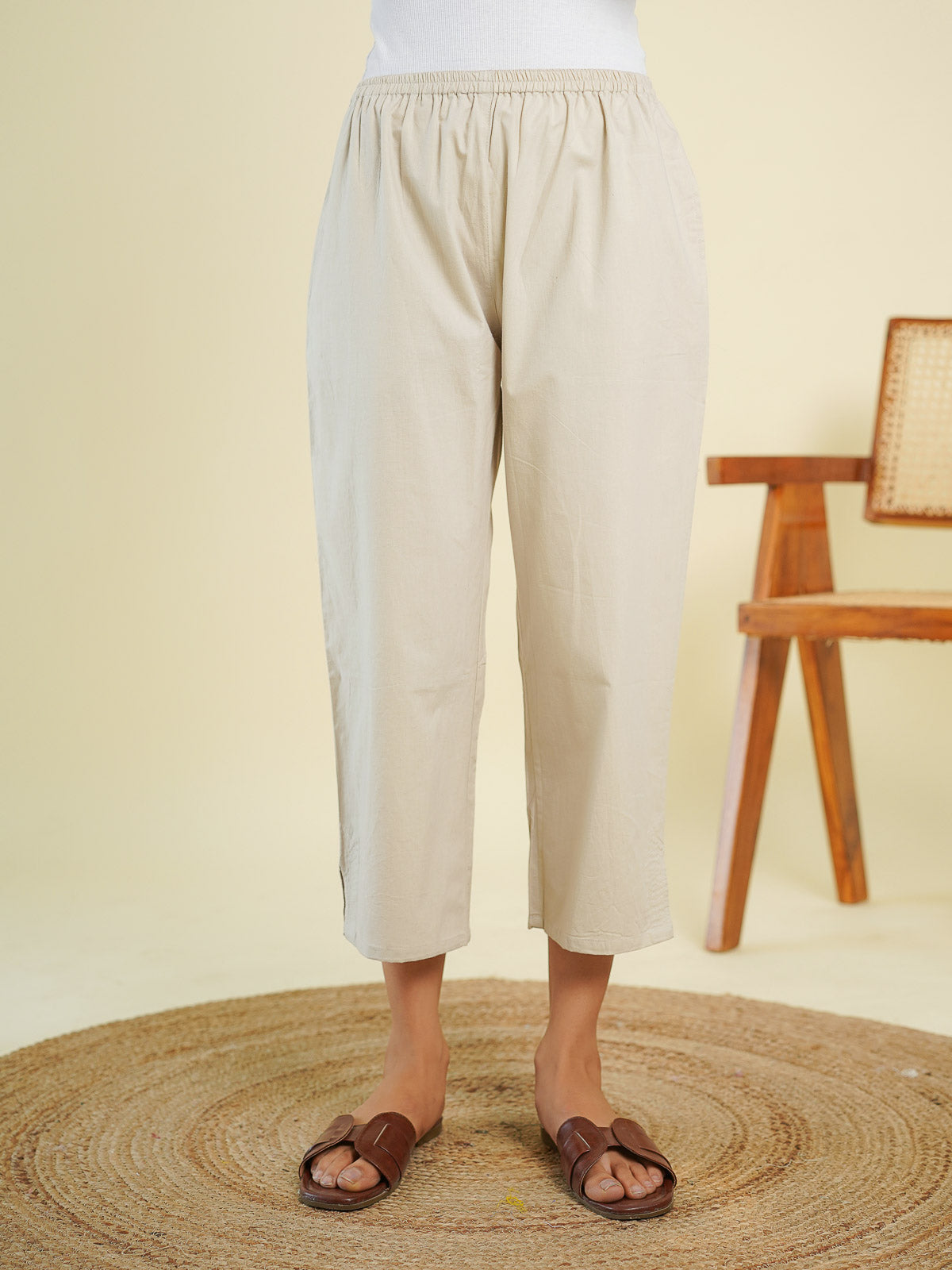 Ankle Length Pant Grey - Goodhand