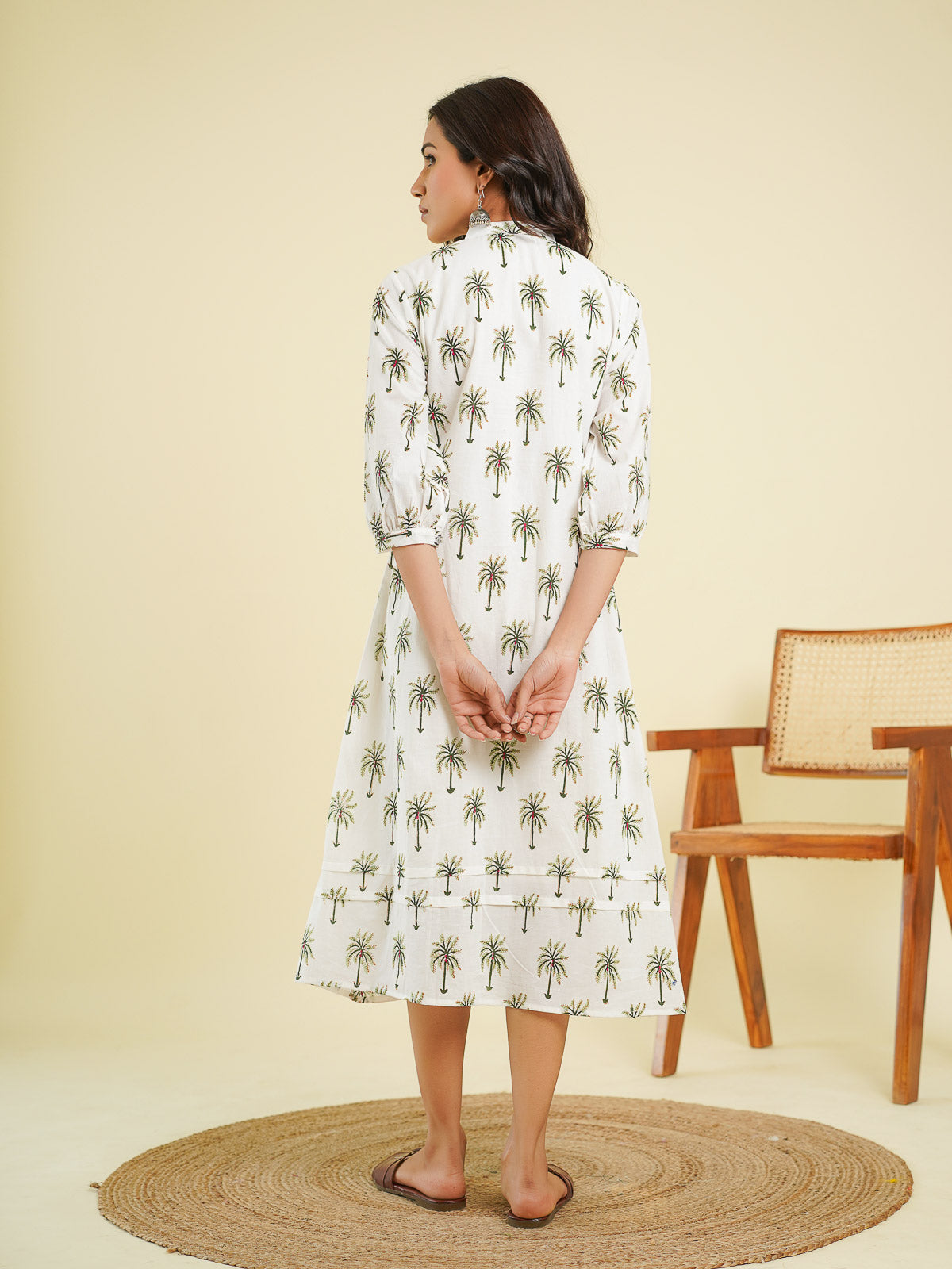 Kochi Dress Palm Tree - Goodhand