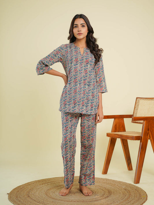 Lounge Wear Set basil green - Goodhand