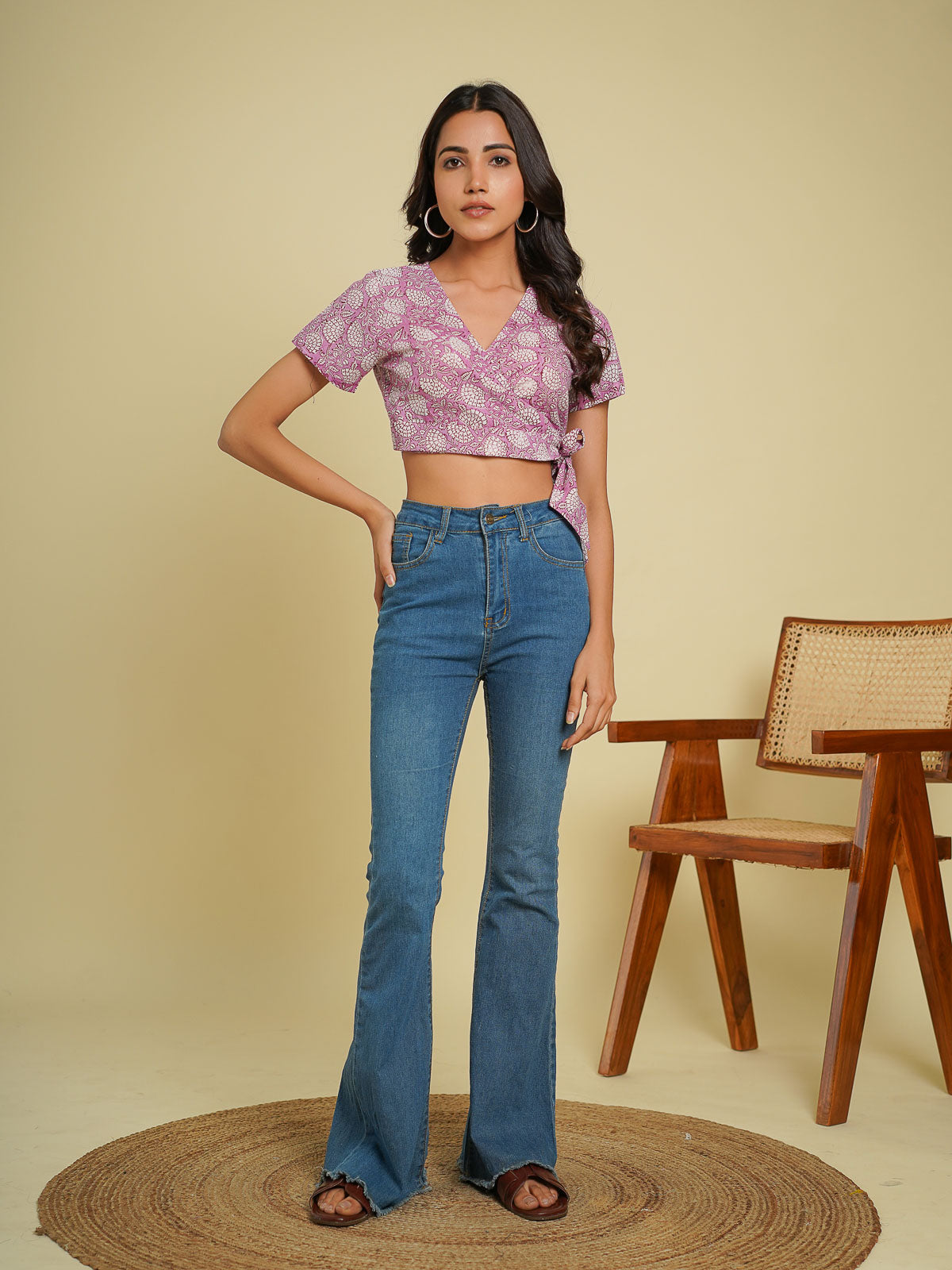 Ber Gulaabi Crop Top - Goodhand