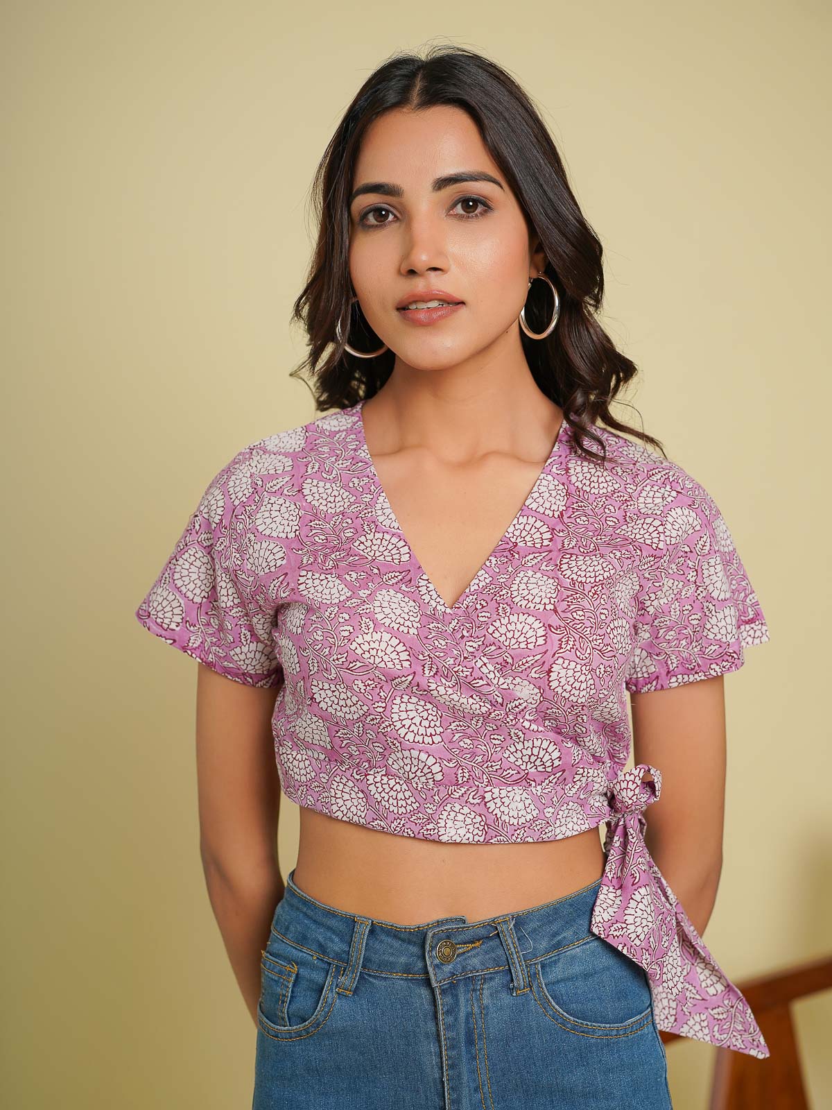 Ber Gulaabi Crop Top - Goodhand