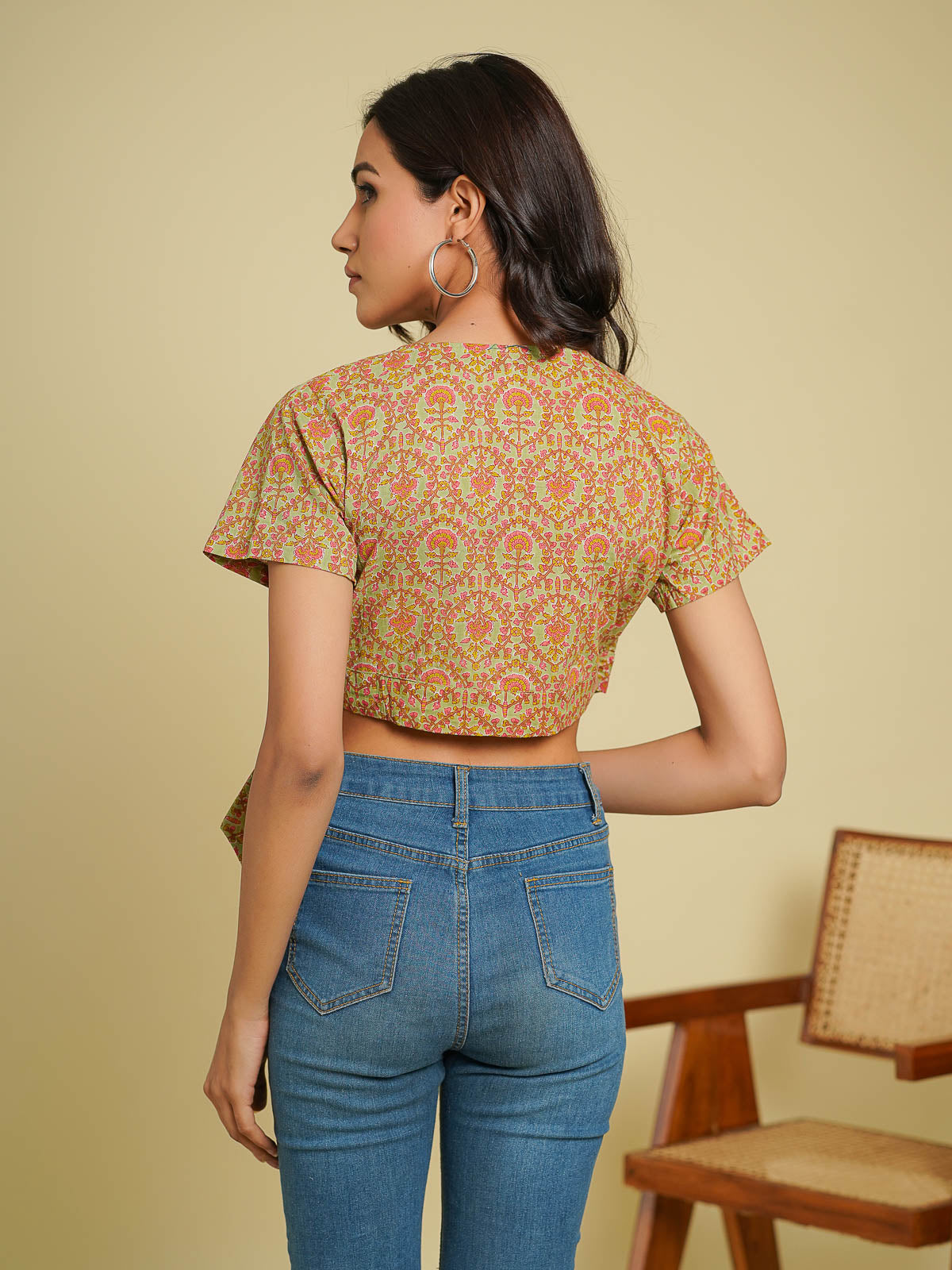 Ber Patti Crop Top - Goodhand