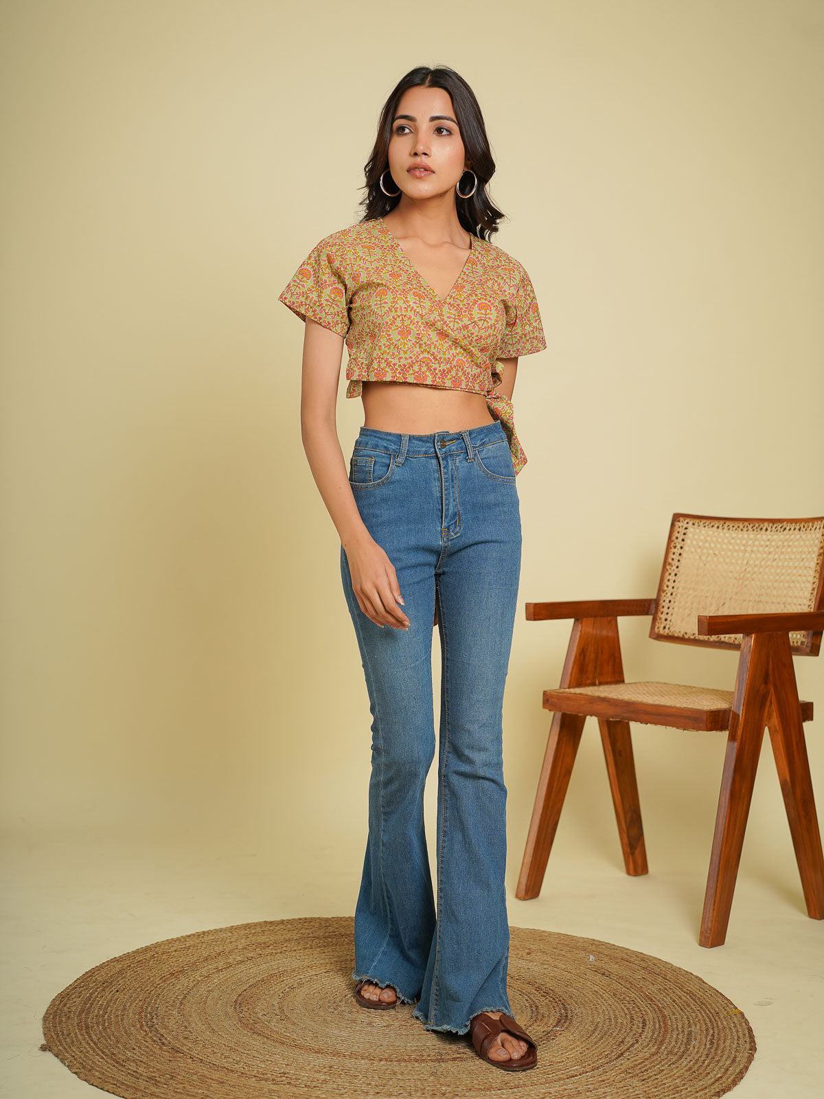 Ber Patti Crop Top - Goodhand