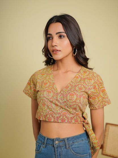 Ber Patti Crop Top - Goodhand