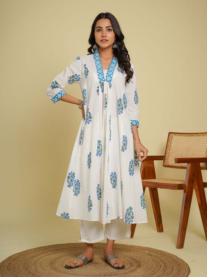 Aasmani Mughal Dress - Goodhand