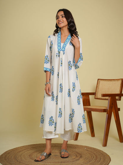 Aasmani Mughal Dress - Goodhand