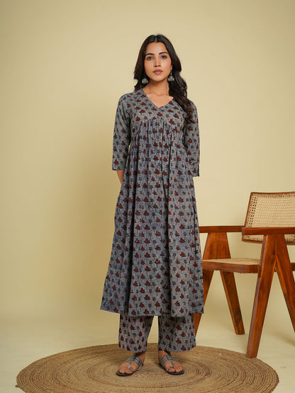 Bindiya Empire Set Indigo - Goodhand