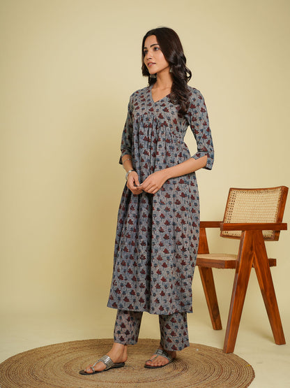 Bindiya Empire Set Indigo - Goodhand